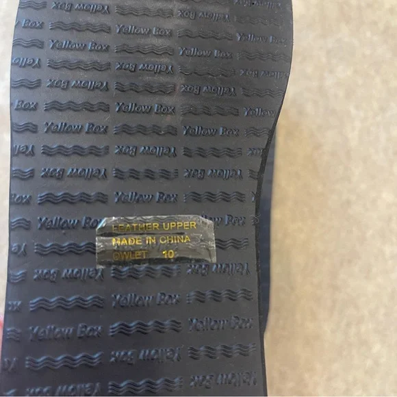 Yellow Box Rhinestone Leather Strap Back Hot Pink Comfort Flip Flops Size 10 - Picture 7 of 9